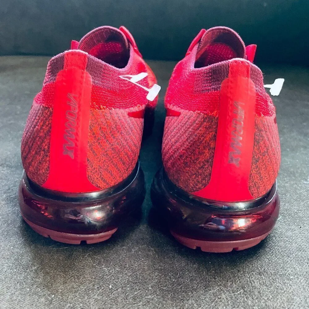 Nike Air VaporMax Moc 2 iD factory custom Red LaceLess Women's 10 US 42 EUR - Picture 4 of 9